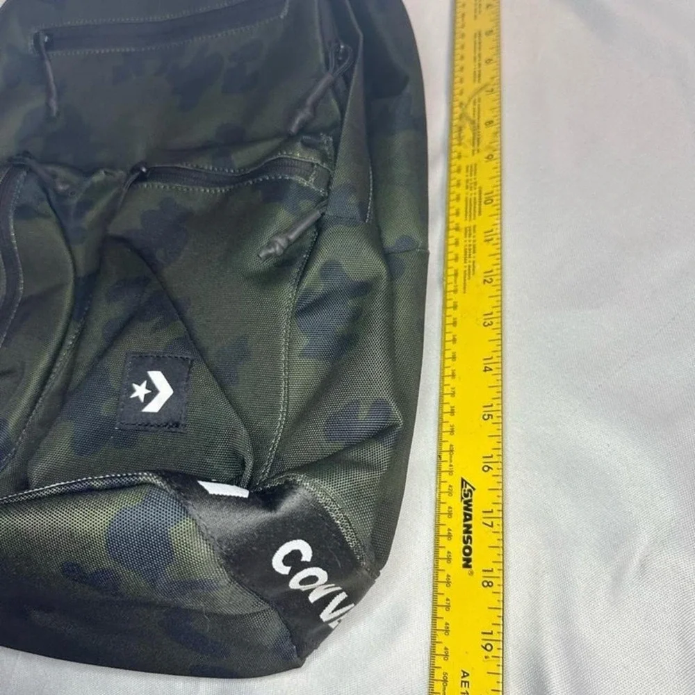 Converse green camo backpack